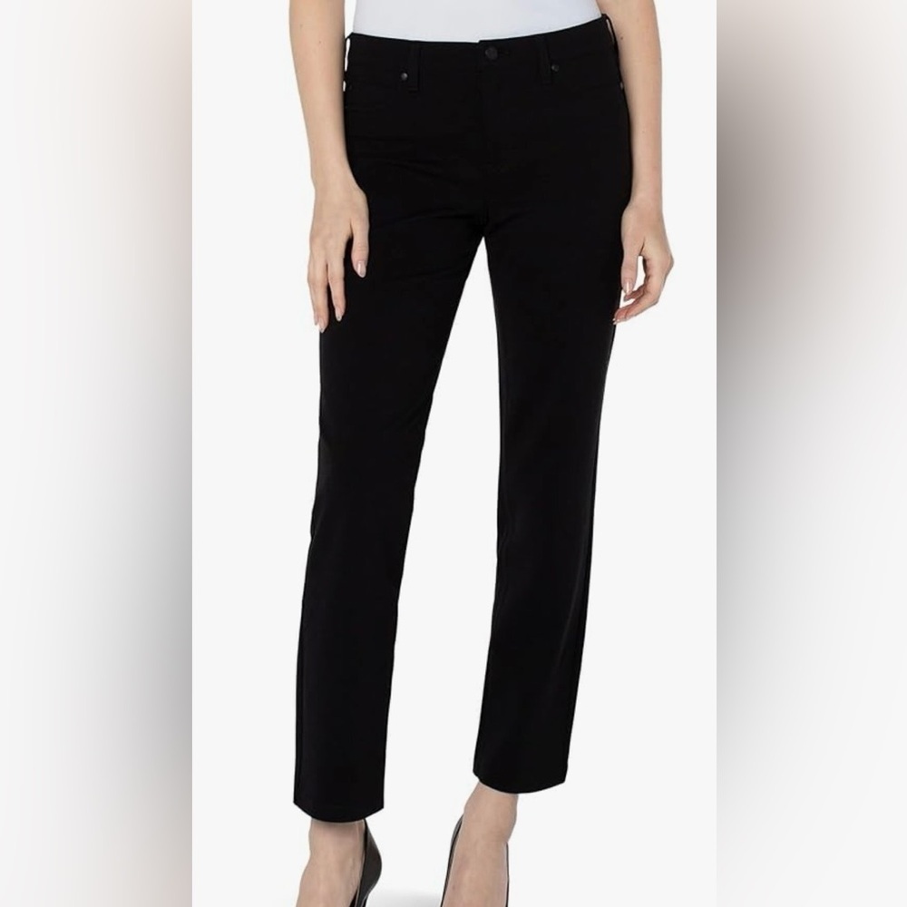 Liverpool Jeans Company Madonna Black Stretch Leggings Size 10